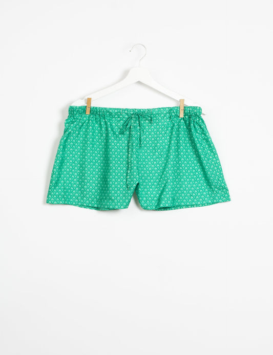 Elevate your wardrobe with our eco-friendly shorts. The all-around elastic waist and drawstring tie provide comfort and style. Crafted with ethical and sustainable practices, these shorts redefine green fashion, making them a perfect addition to your conscious clothing collection.