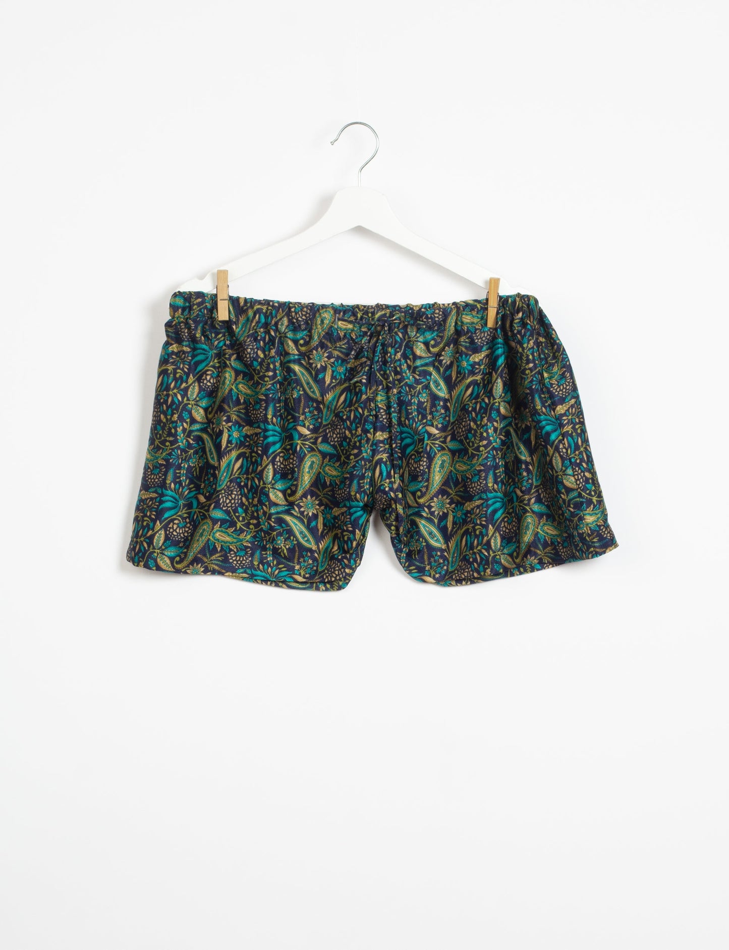 Elevate your wardrobe with our eco-friendly shorts. The all-around elastic waist and drawstring tie provide comfort and style. Crafted with ethical and sustainable practices, these shorts redefine green fashion, making them a perfect addition to your conscious clothing collection.