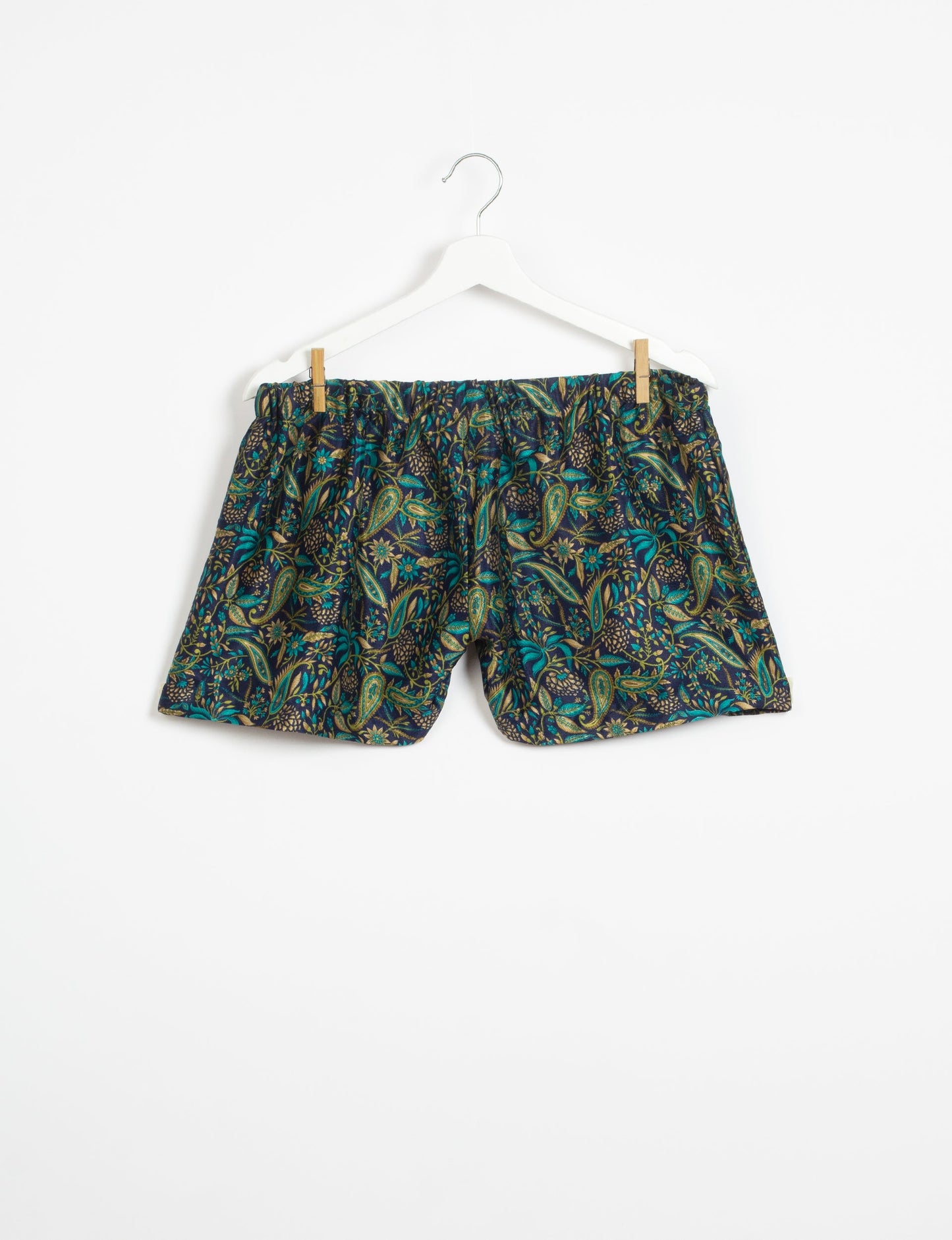 Elevate your wardrobe with our eco-friendly shorts. The all-around elastic waist and drawstring tie provide comfort and style. Crafted with ethical and sustainable practices, these shorts redefine green fashion, making them a perfect addition to your conscious clothing collection.