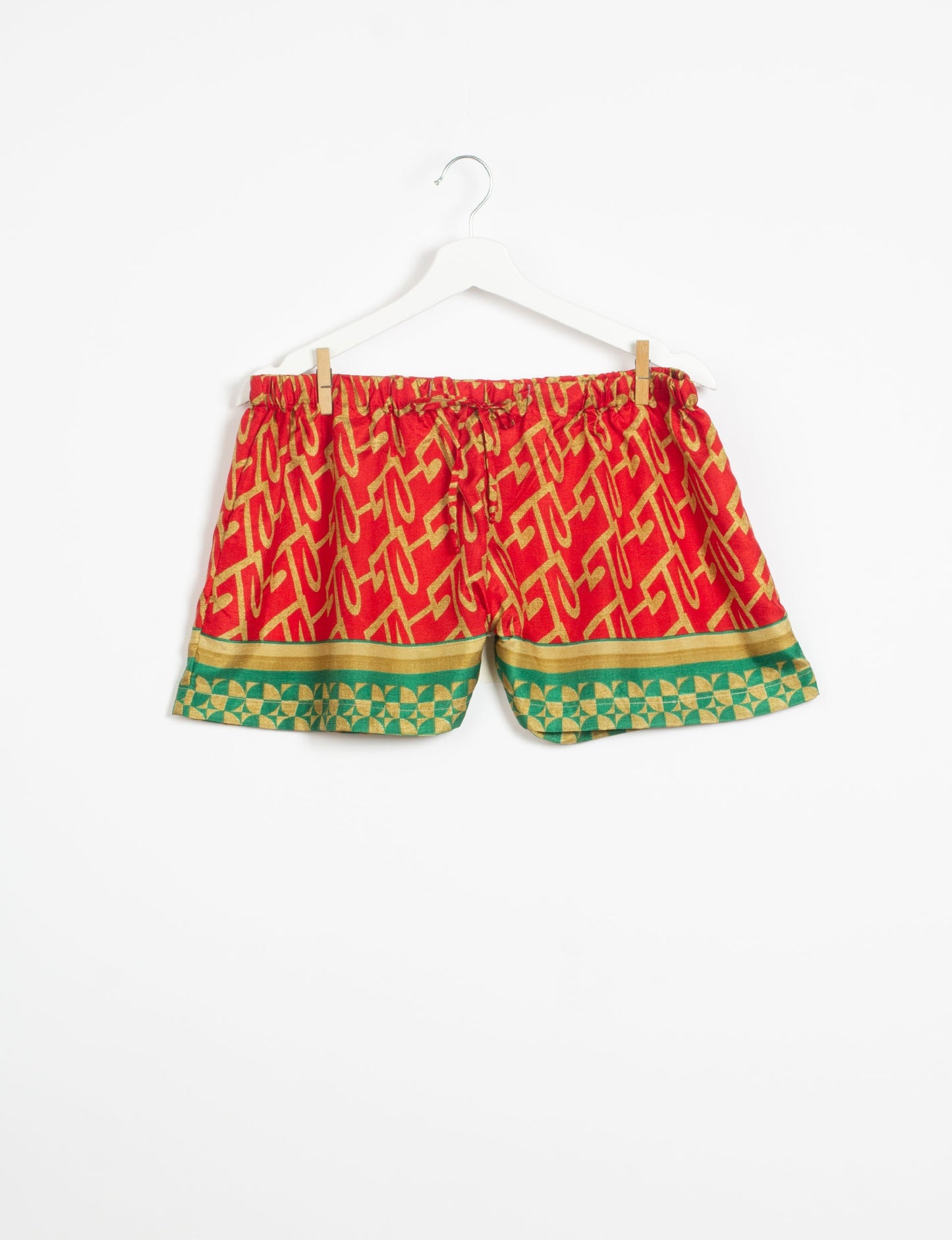 Elevate your wardrobe with our eco-friendly shorts. The all-around elastic waist and drawstring tie provide comfort and style. Crafted with ethical and sustainable practices, these shorts redefine green fashion, making them a perfect addition to your conscious clothing collection.