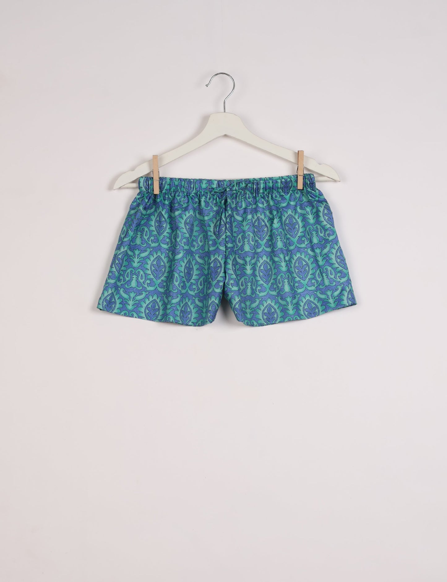 Elevate your wardrobe with our eco-friendly shorts. The all-around elastic waist and drawstring tie provide comfort and style. Crafted with ethical and sustainable practices, these shorts redefine green fashion, making them a perfect addition to your conscious clothing collection.