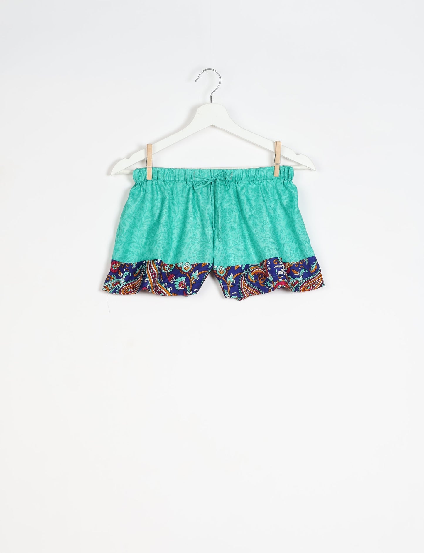 Elevate your wardrobe with our eco-friendly shorts. The all-around elastic waist and drawstring tie provide comfort and style. Crafted with ethical and sustainable practices, these shorts redefine green fashion, making them a perfect addition to your conscious clothing collection.