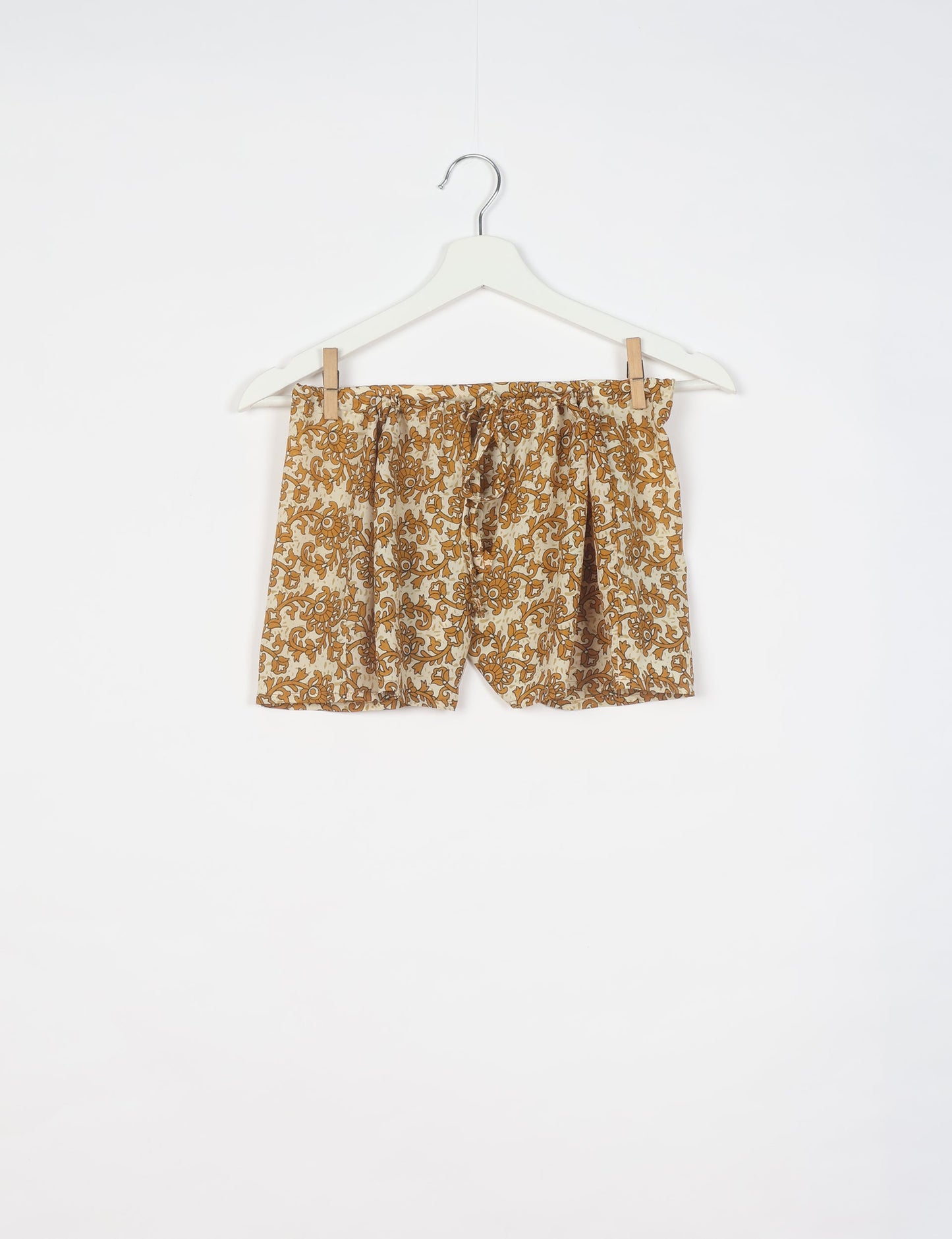 Elevate your wardrobe with our eco-friendly shorts. The all-around elastic waist and drawstring tie provide comfort and style. Crafted with ethical and sustainable practices, these shorts redefine green fashion, making them a perfect addition to your conscious clothing collection.