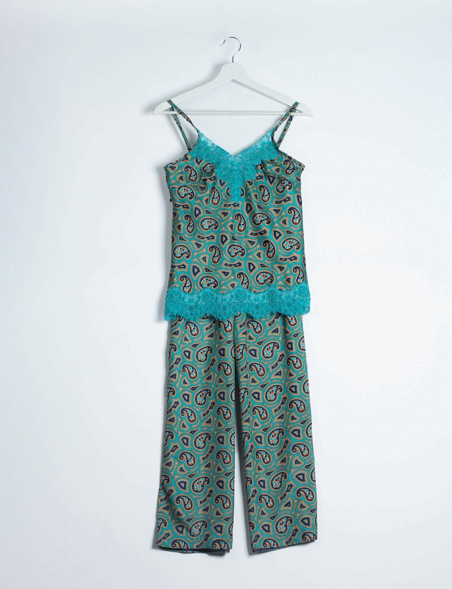 Pj Set Long - Green Organic