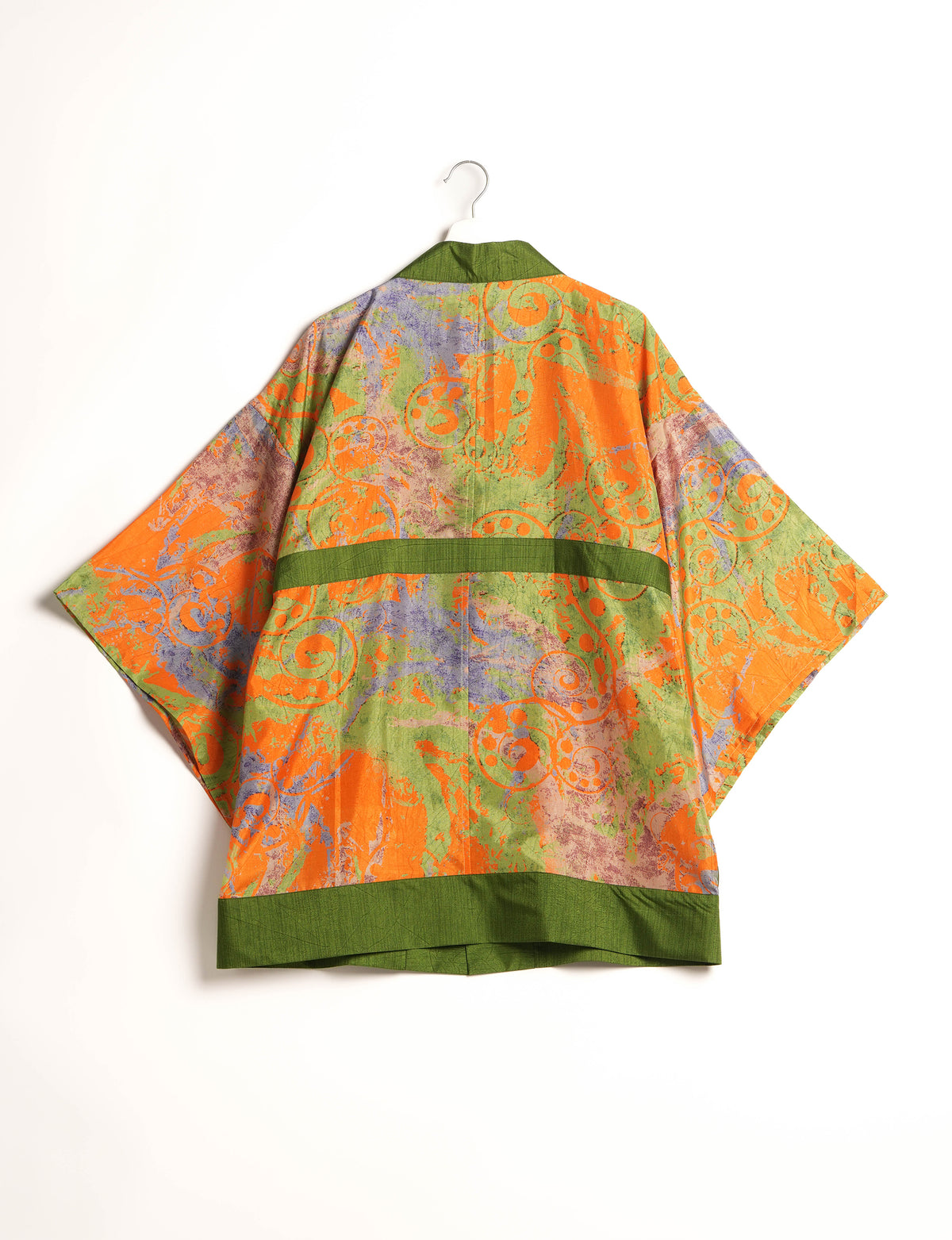 Radiant and sustainably crafted KIMONO with humble beginnings from the streets of India. Versatile and eco-friendly layering piece for casual trousers, swimwear, or our spaghetti strap dress. Embrace conscious fashion and sustainable style with this unique and culturally inspired kimono, sure to invite compliments.