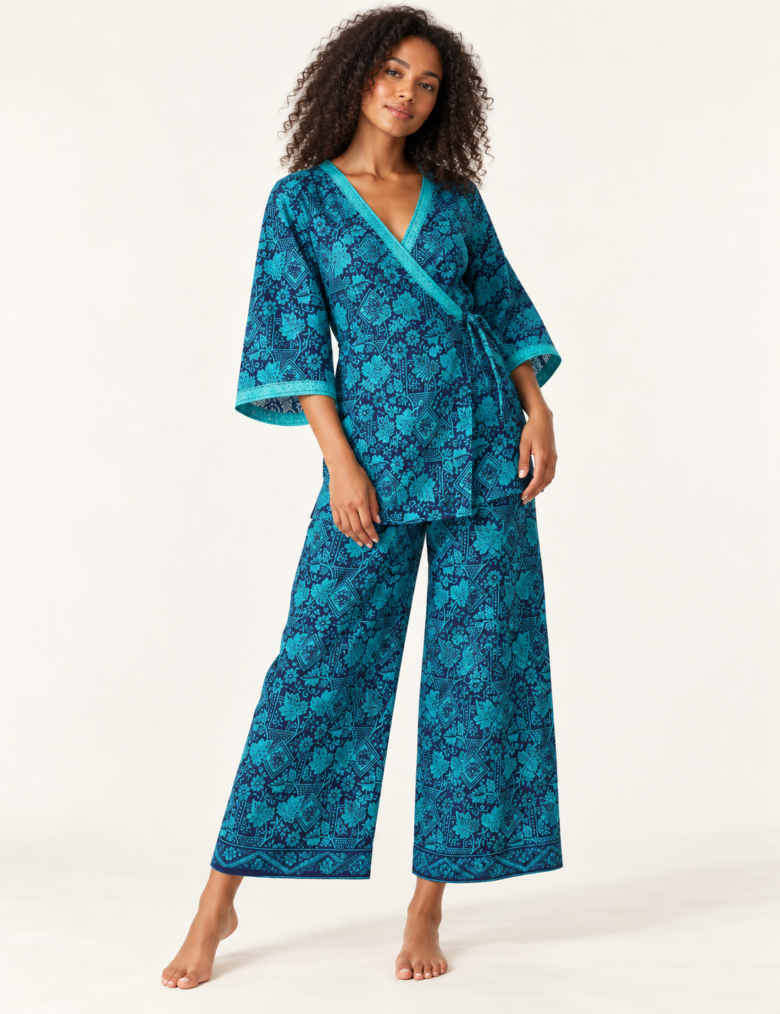 Ensemble tunique - Vert tropical