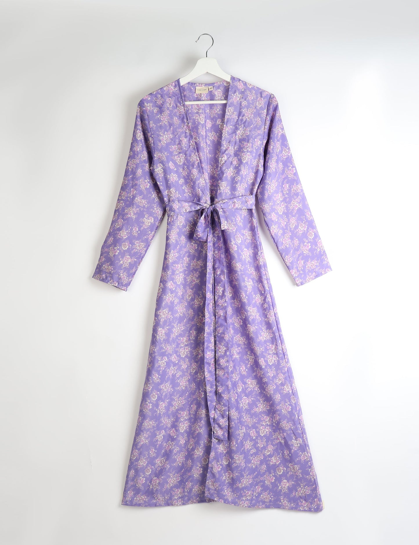 Beach Robe - Purple Floral