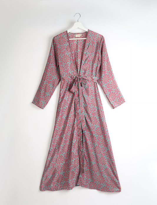 Beach Robe - Pink Floral
