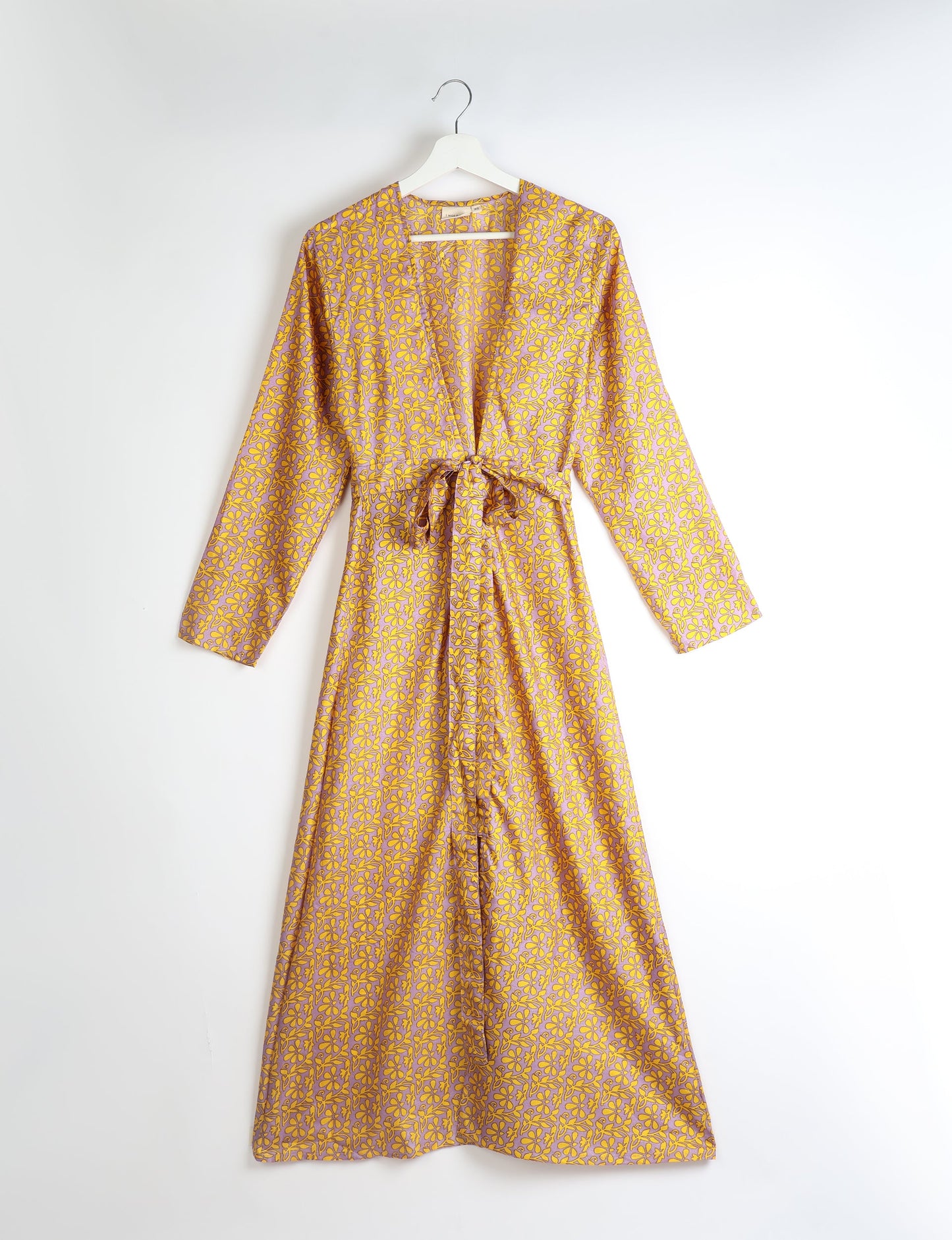 Beach Robe - Yellow Floral