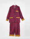 Pj Set Long with Long Sleeves - Grey Tropical