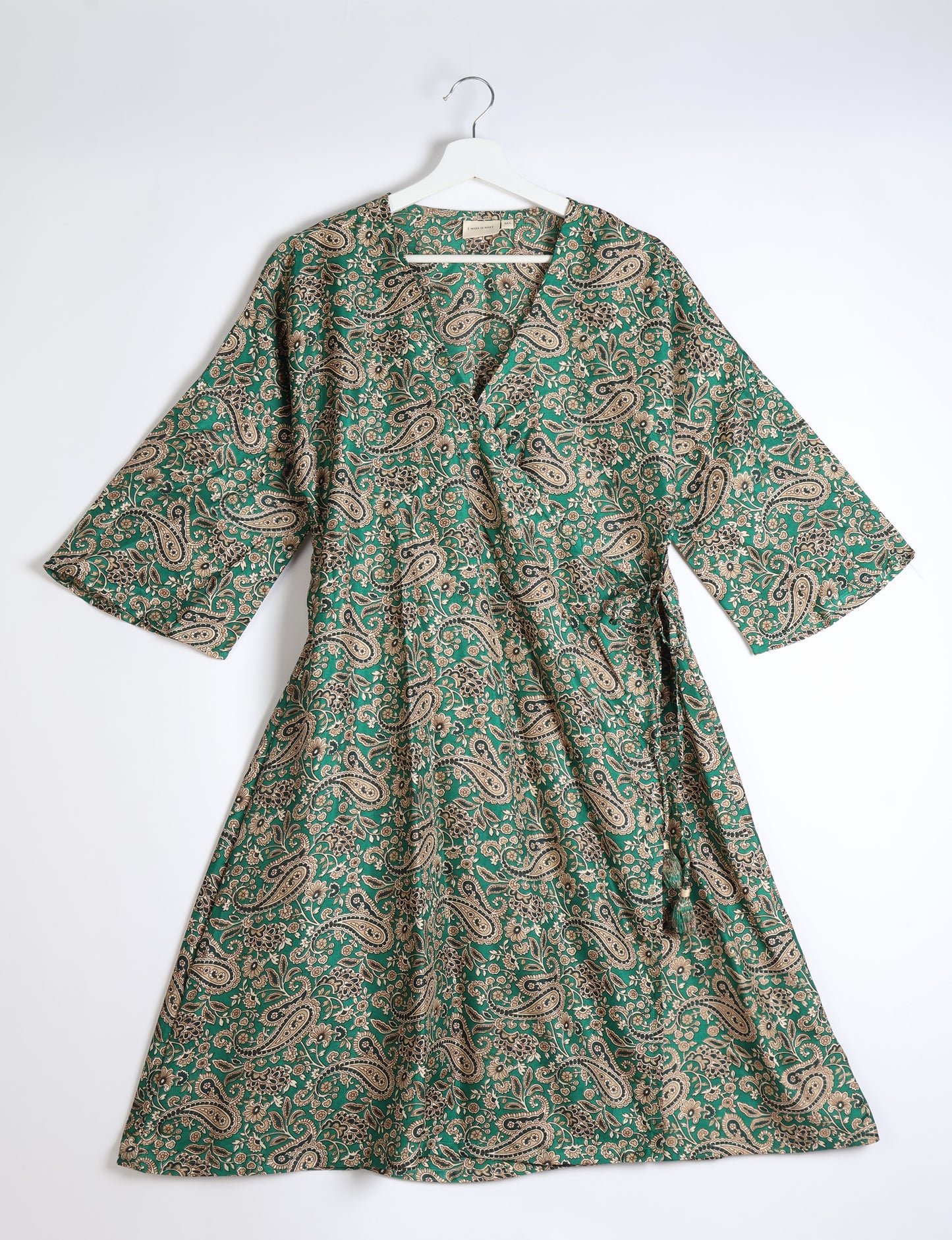 Sunset Coat - Green Paisley