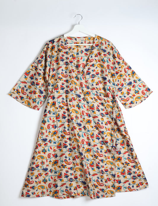 Sunset Coat - Beige Paisley