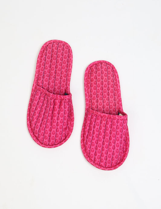 Elevate your downtime with our Quilted Slippers. Ethical, sustainable, and crafted by female artisans in Mumbai, these slippers offer cushioned comfort with a touch of chic style. Warm on the inside, fashionable on the outside, step into sustainable luxury.