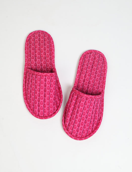 Elevate your downtime with our Quilted Slippers. Ethical, sustainable, and crafted by female artisans in Mumbai, these slippers offer cushioned comfort with a touch of chic style. Warm on the inside, fashionable on the outside, step into sustainable luxury.