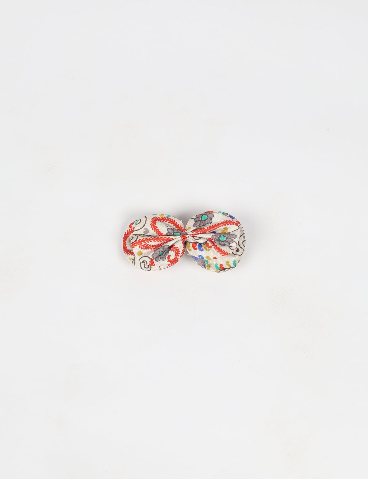 Stylish upcycled women's hairclip made from eco friendly products, reflecting the essence of upcycling fashion, ethical clothing, and sustainable apparel—ideal for those embracing slow fashion and earth friendly clothing.
