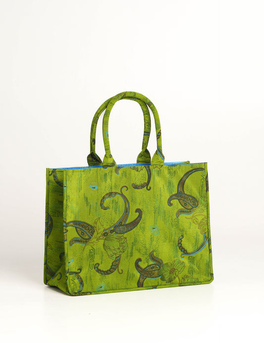 Elevate your eco-friendly style with our Work Tote Bag, a semi-structured, sustainable masterpiece. Soft padded handles, contrast lining, and an inside zipper pocket make it both stylish and functional. Perfect for carrying your laptop and more, this tote stands tall as a symbol of conscious fashion.