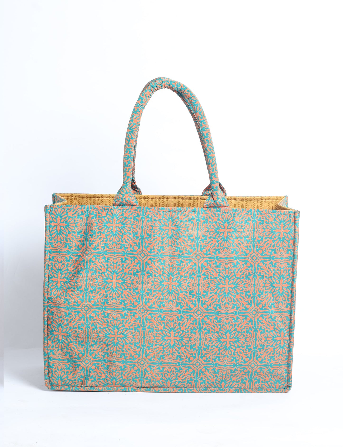 Elevate your eco-friendly style with our Work Tote Bag, a semi-structured, sustainable masterpiece. Soft padded handles, contrast lining, and an inside zipper pocket make it both stylish and functional. Perfect for carrying your laptop and more, this tote stands tall as a symbol of conscious fashion.