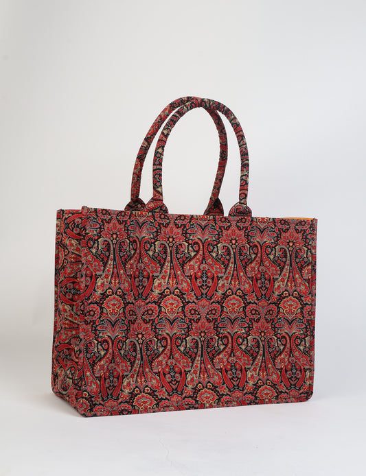 Elevate your eco-friendly style with our Work Tote Bag, a semi-structured, sustainable masterpiece. Soft padded handles, contrast lining, and an inside zipper pocket make it both stylish and functional. Perfect for carrying your laptop and more, this tote stands tall as a symbol of conscious fashion.