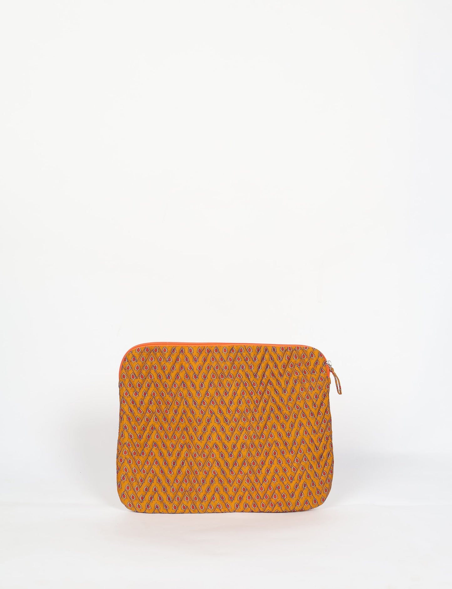 Eco-friendly meets tech-savvy in our QUILTED LAPTOP SLEEVE 13-14 inches. Stylishly quilted for durability, this sleeve offers protection and ethical fashion for your 13"-14" laptop. Secure your device with the zippered closure and carry it sustainably wherever you go.