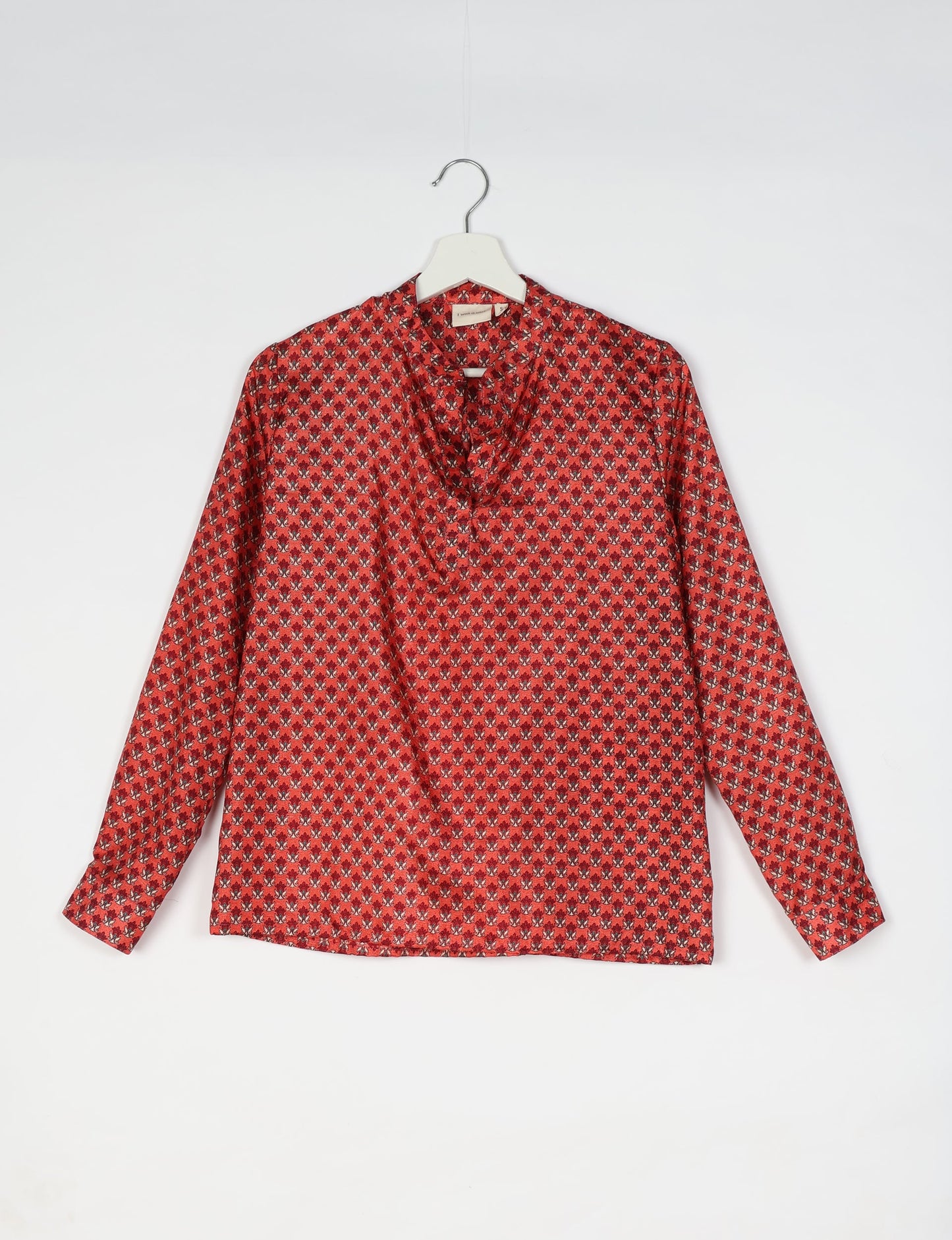 Day Blouse - Red Micro Design