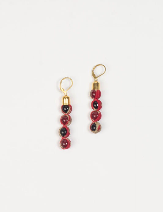 BEADED DANGLER EARRINGS