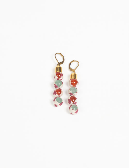 BEADED DANGLER EARRINGS