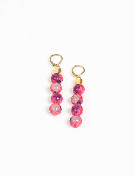 BEADED DANGLER EARRINGS