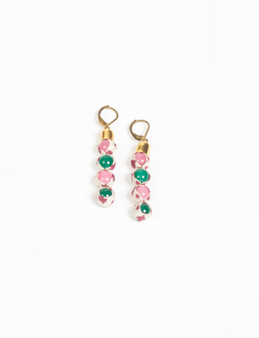 BEADED DANGLER EARRINGS