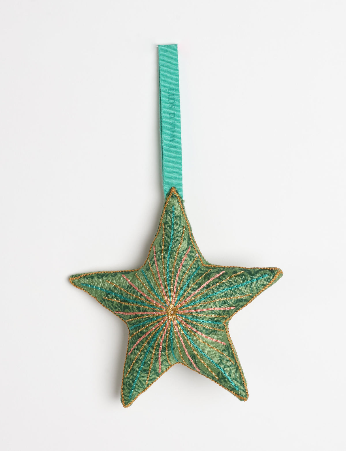timeless-star-ornament - Green Abstract