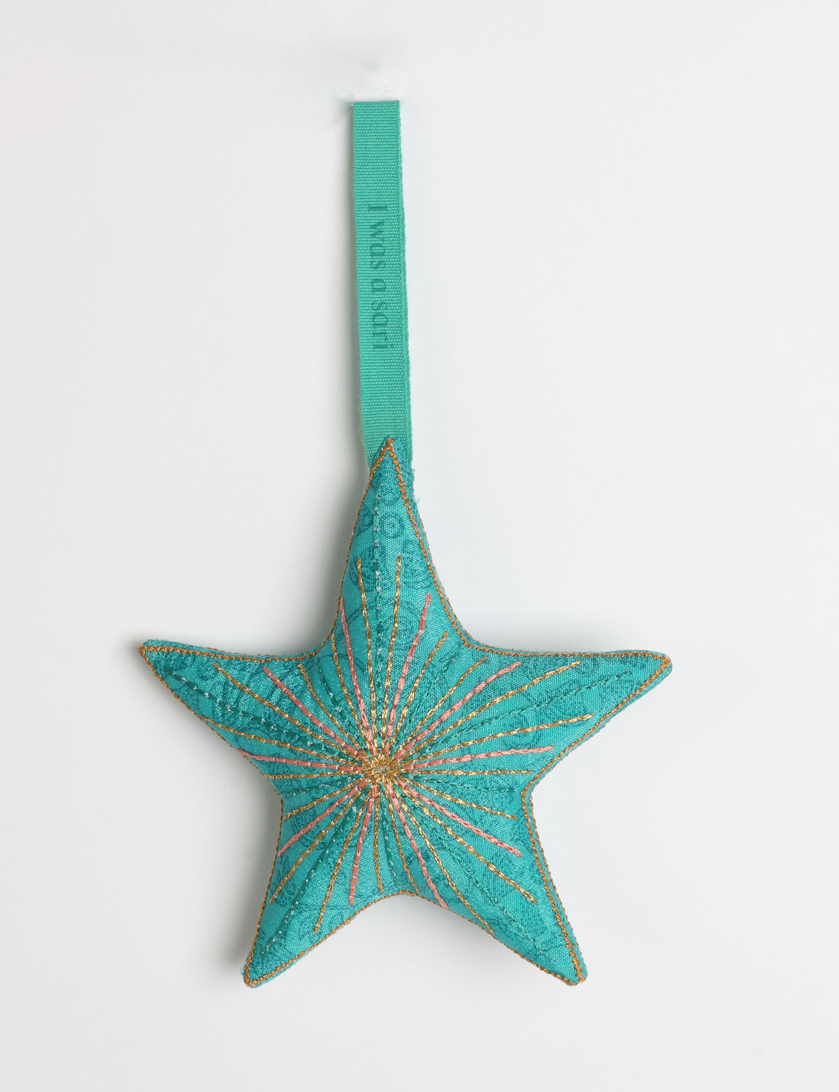 Timeless star ornament - Green Abstract