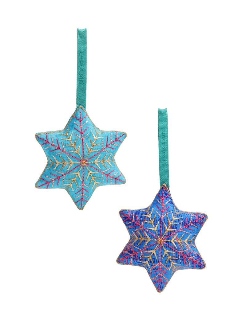 Timeless Snowflake Ornament Set Of 2