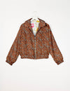 Bomber Jacket - Orange Indian Ethnic