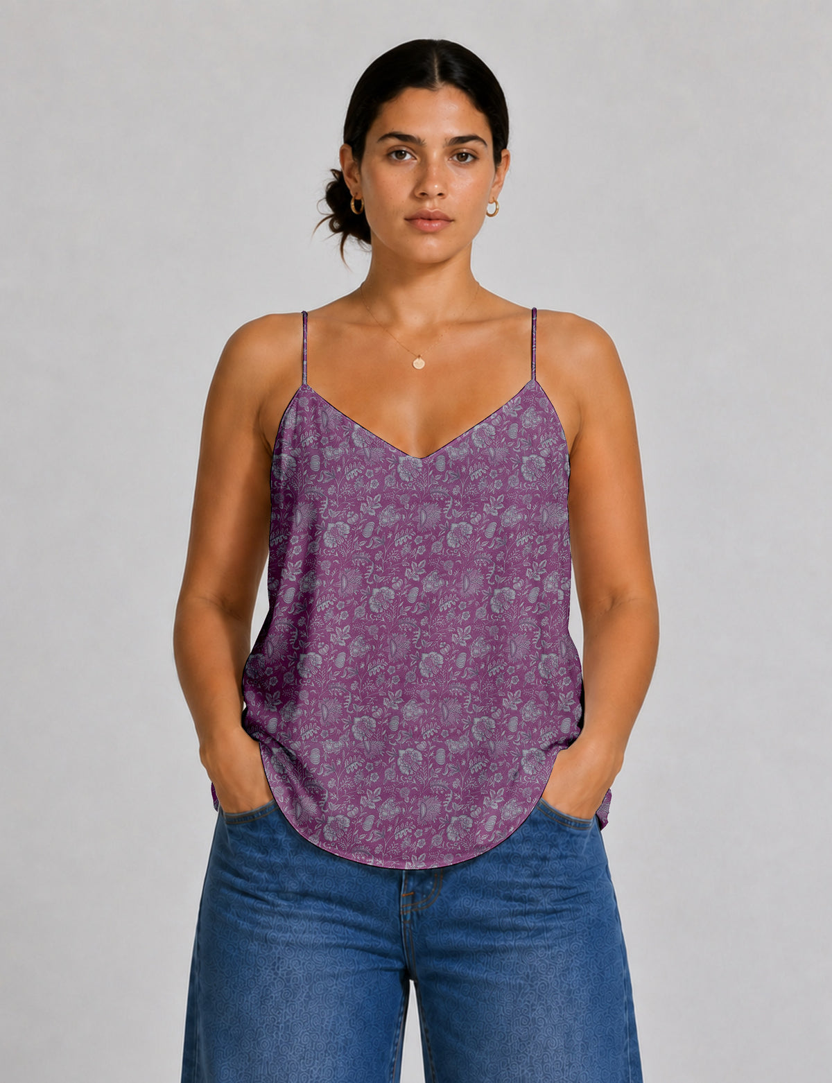 Slip top - Pink Floral