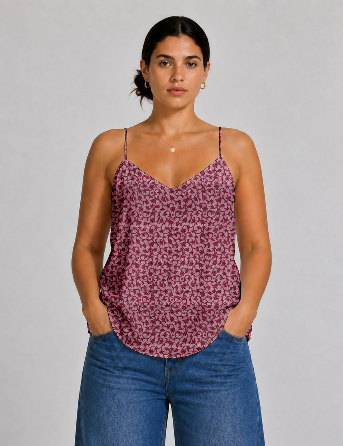 Slip top - Pink Tropical