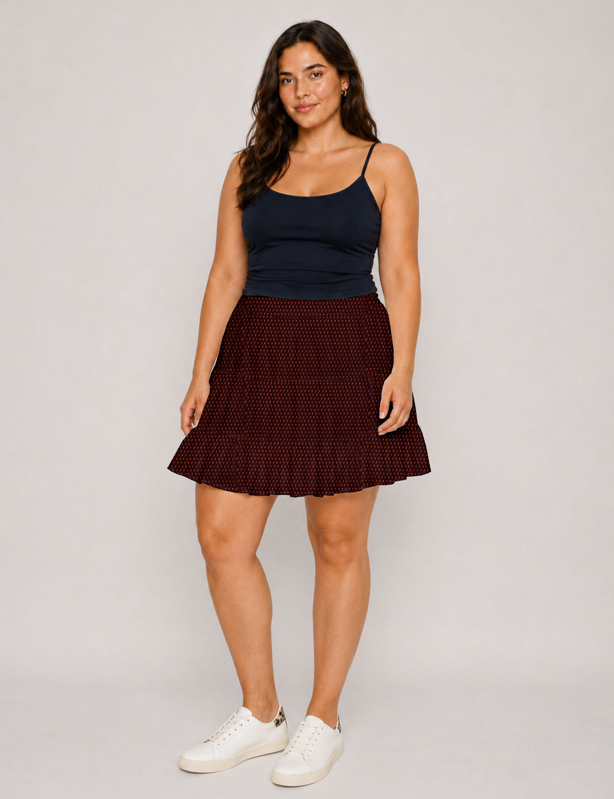 Short tiered skirt -