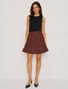 Short tiered skirt - Red