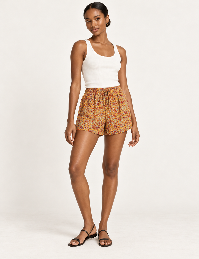 Short - Yellow Tropical