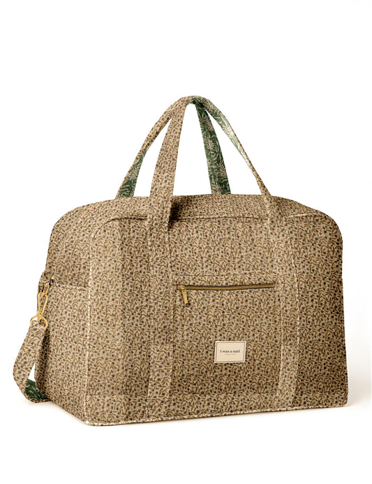 Quilted duffle bag - Beige Tropical