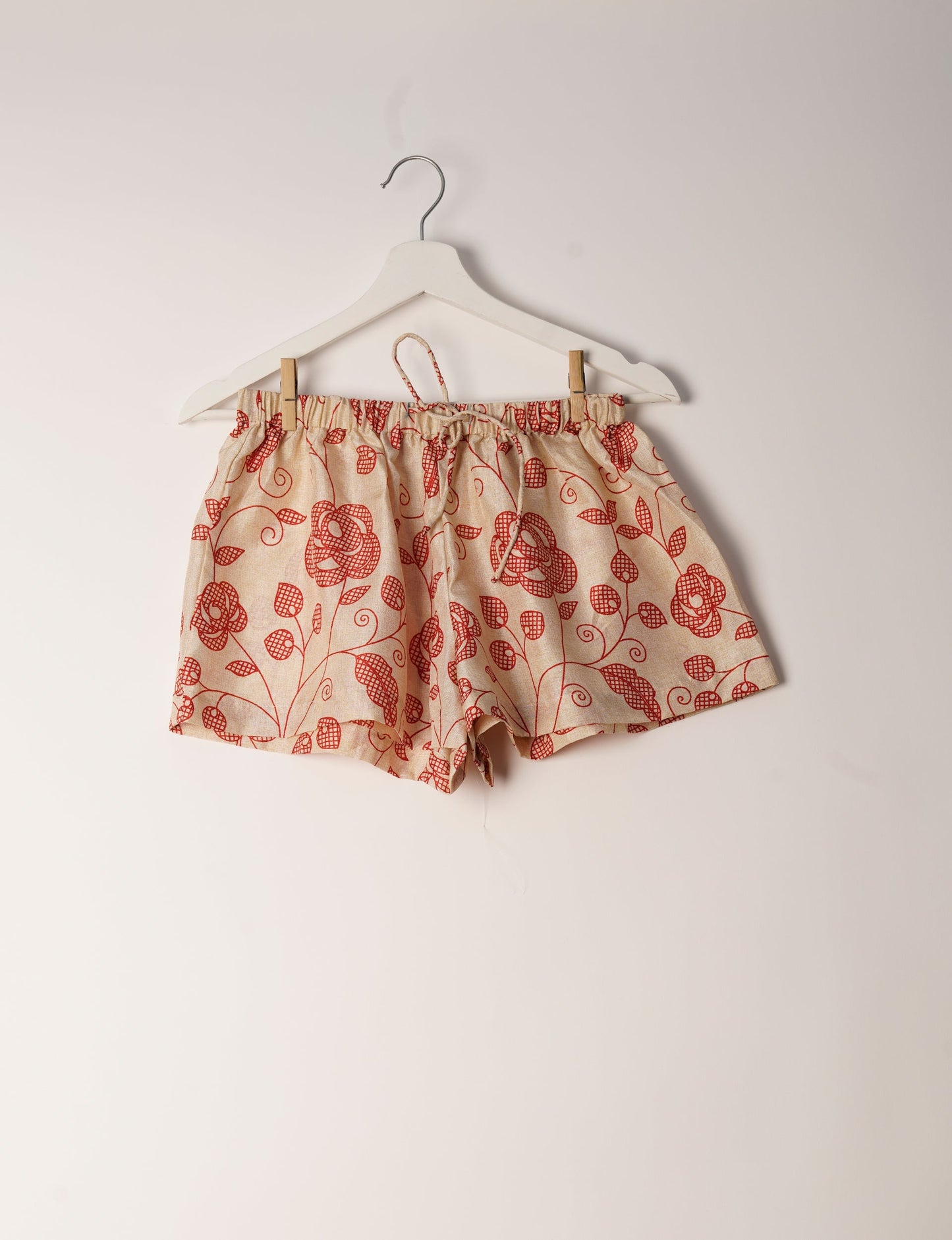 Sleep in eco-friendly luxury with our PJ Set Short. Made for the conscious consumer, these pajamas contribute to zero waste and sustainable practices. The cami top, adorned with delicate eyelash lace and cut on the bias, pairs seamlessly with the comfy shorts featuring an elasticated waist and drawstring tie.