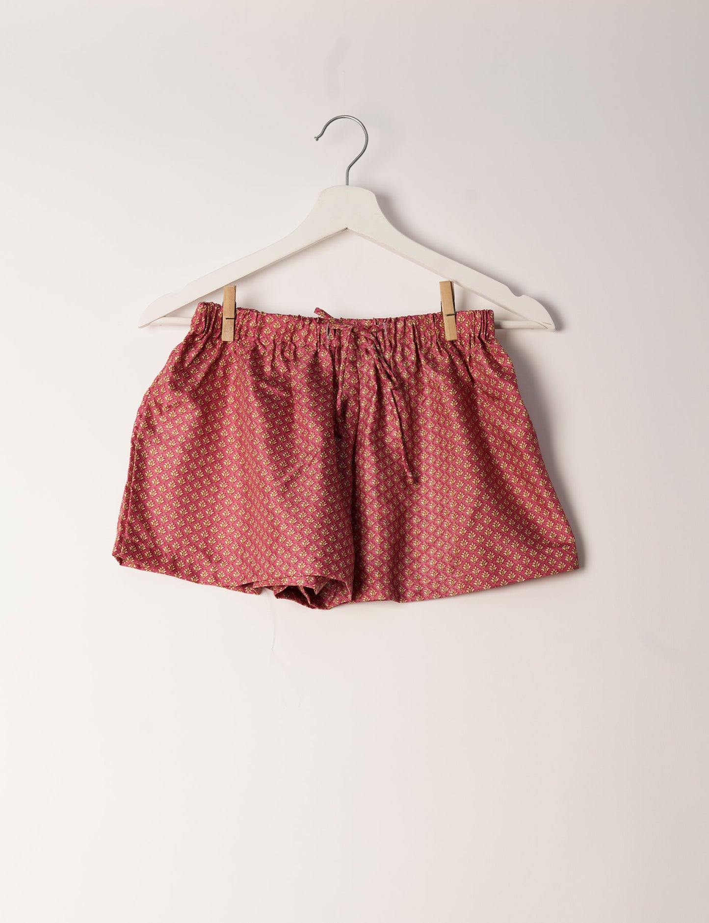 Sleep in eco-friendly luxury with our PJ Set Short. Made for the conscious consumer, these pajamas contribute to zero waste and sustainable practices. The cami top, adorned with delicate eyelash lace and cut on the bias, pairs seamlessly with the comfy shorts featuring an elasticated waist and drawstring tie.