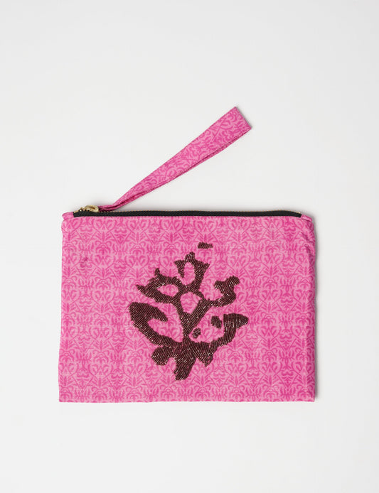 EMBROIDERED POUCH
