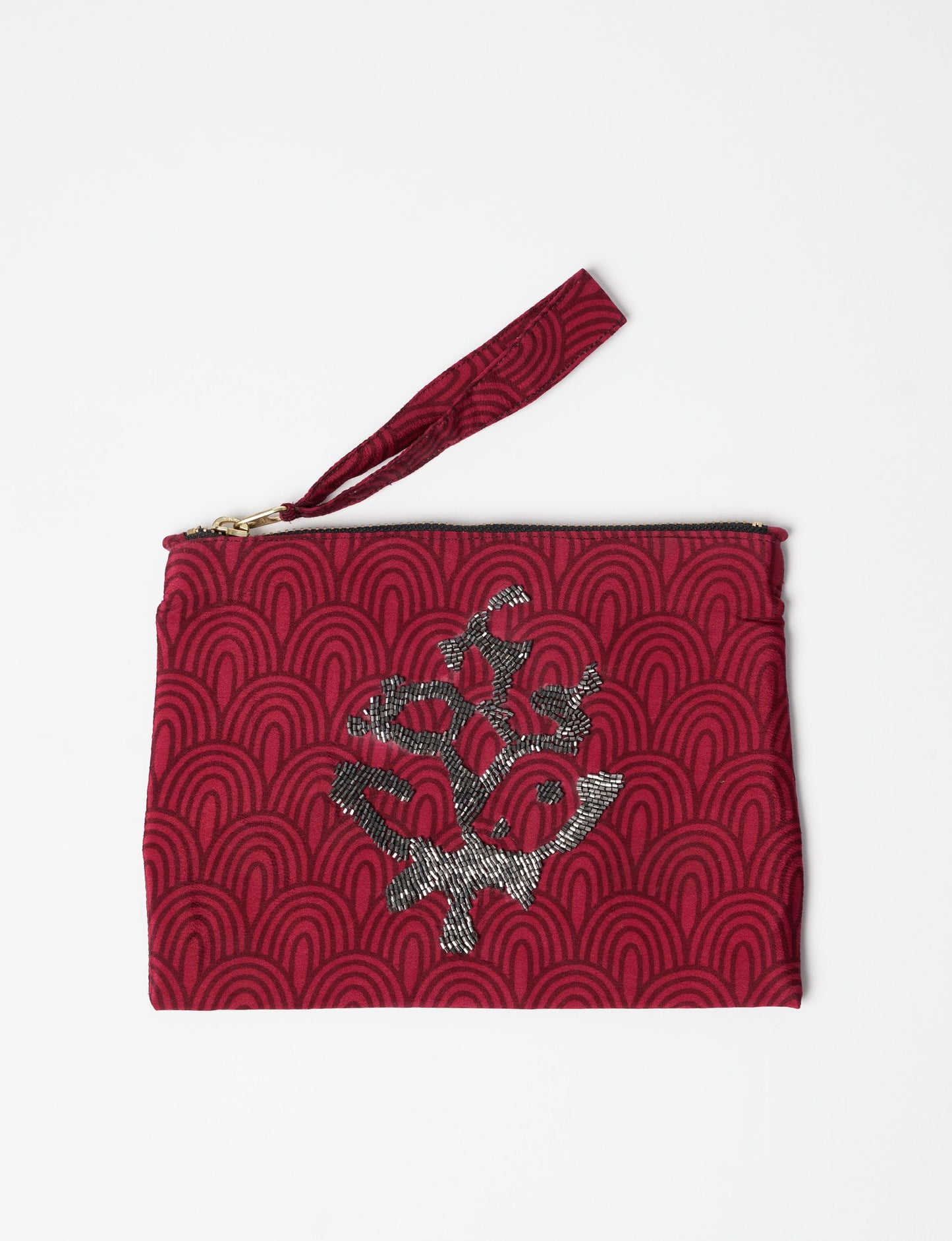 EMBROIDERED POUCH