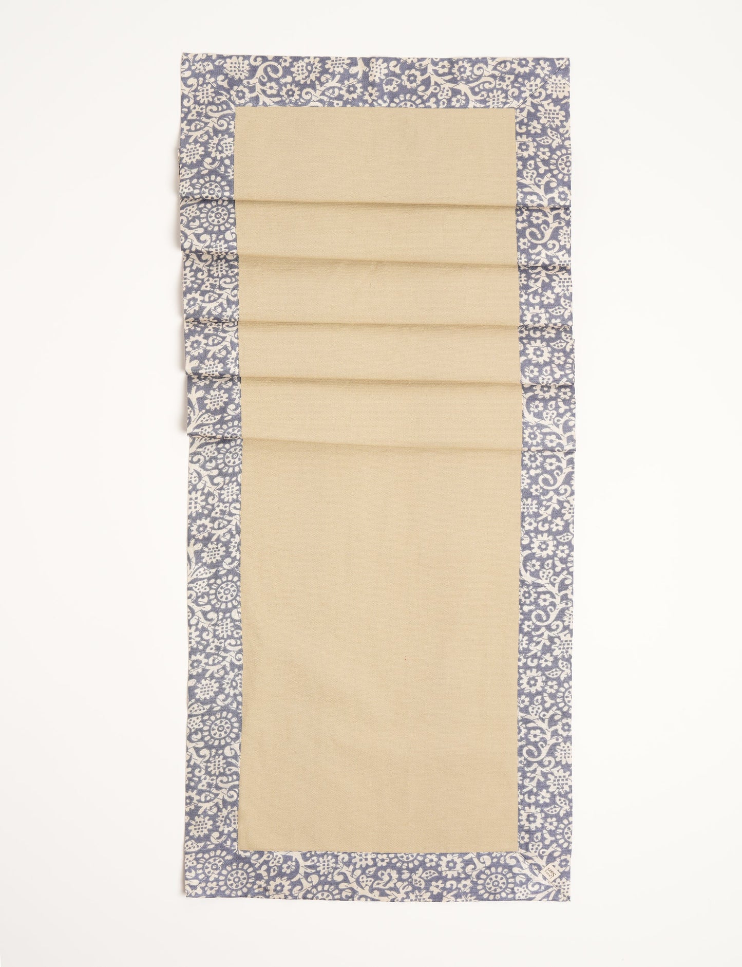 Crafted with care, our 160x40 cm reversible table runner is a blend of 100% cotton canvas and upcycled sari fabric. Ethical, green, and designed for sustainability, this piece adds a unique touch to your dining setup, sparking conversations about eco-friendly living.